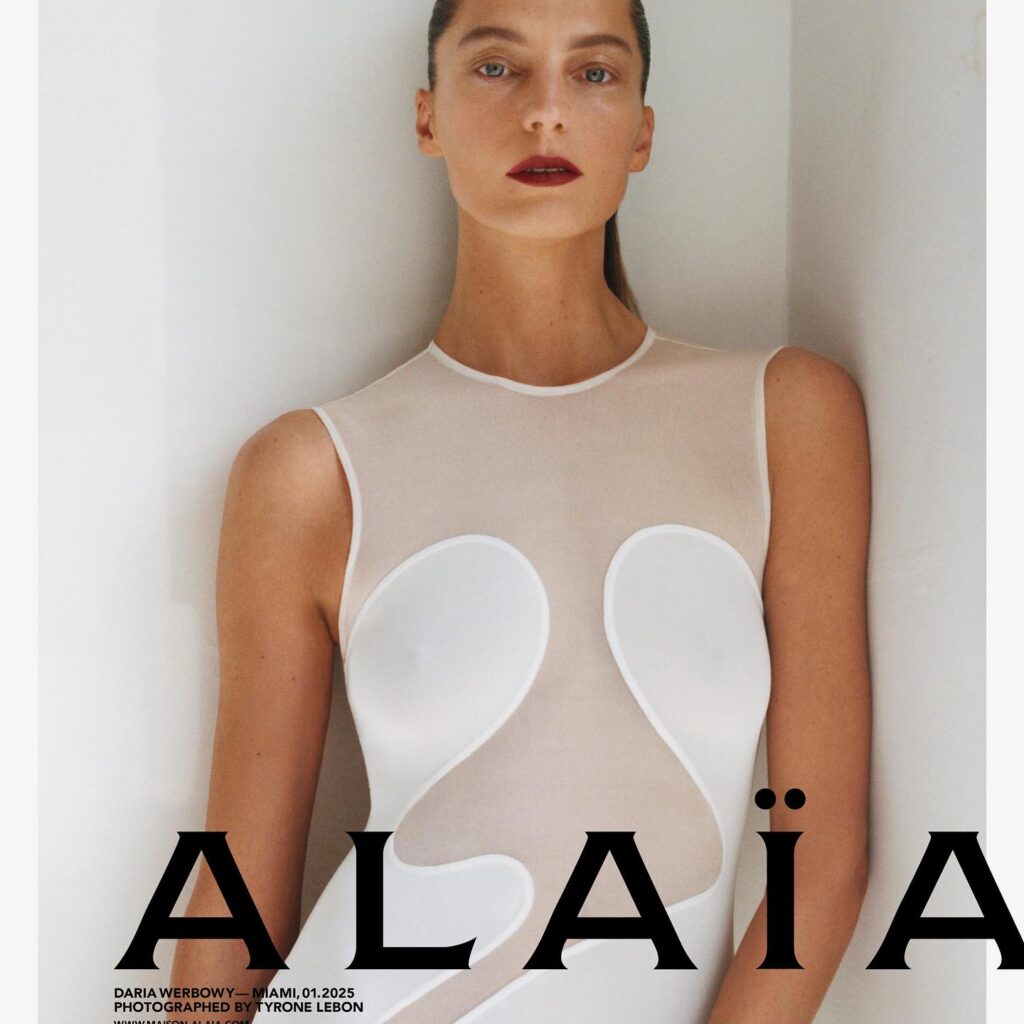 Όταν η Daria Werbowy ποζάρει για τον Alaïa