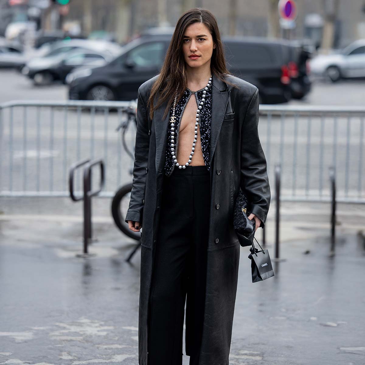 Street Style - Paris Fashion Week - Womenswear Fall/Winter 2025/2026 - Day Nine