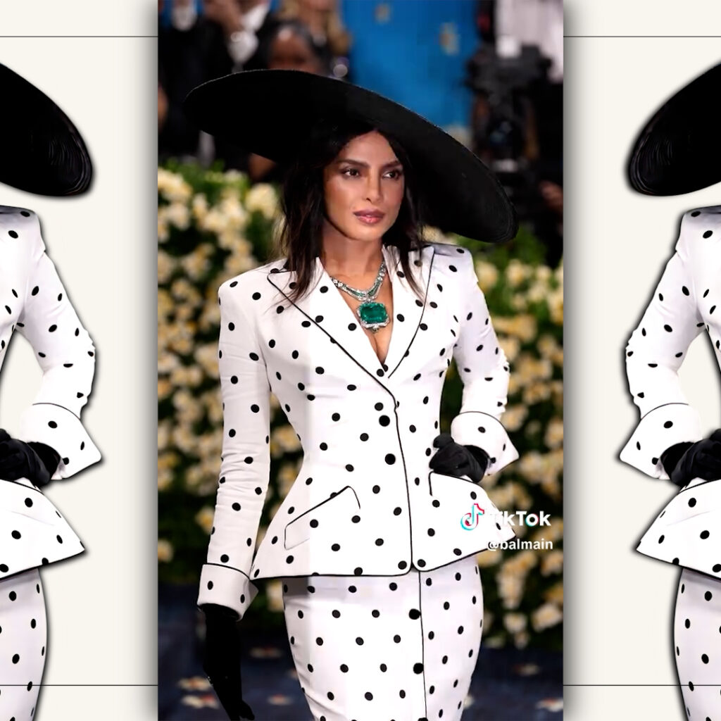 Η υψηλή ραπτική του οίκου Balmain στο Met Gala 2025