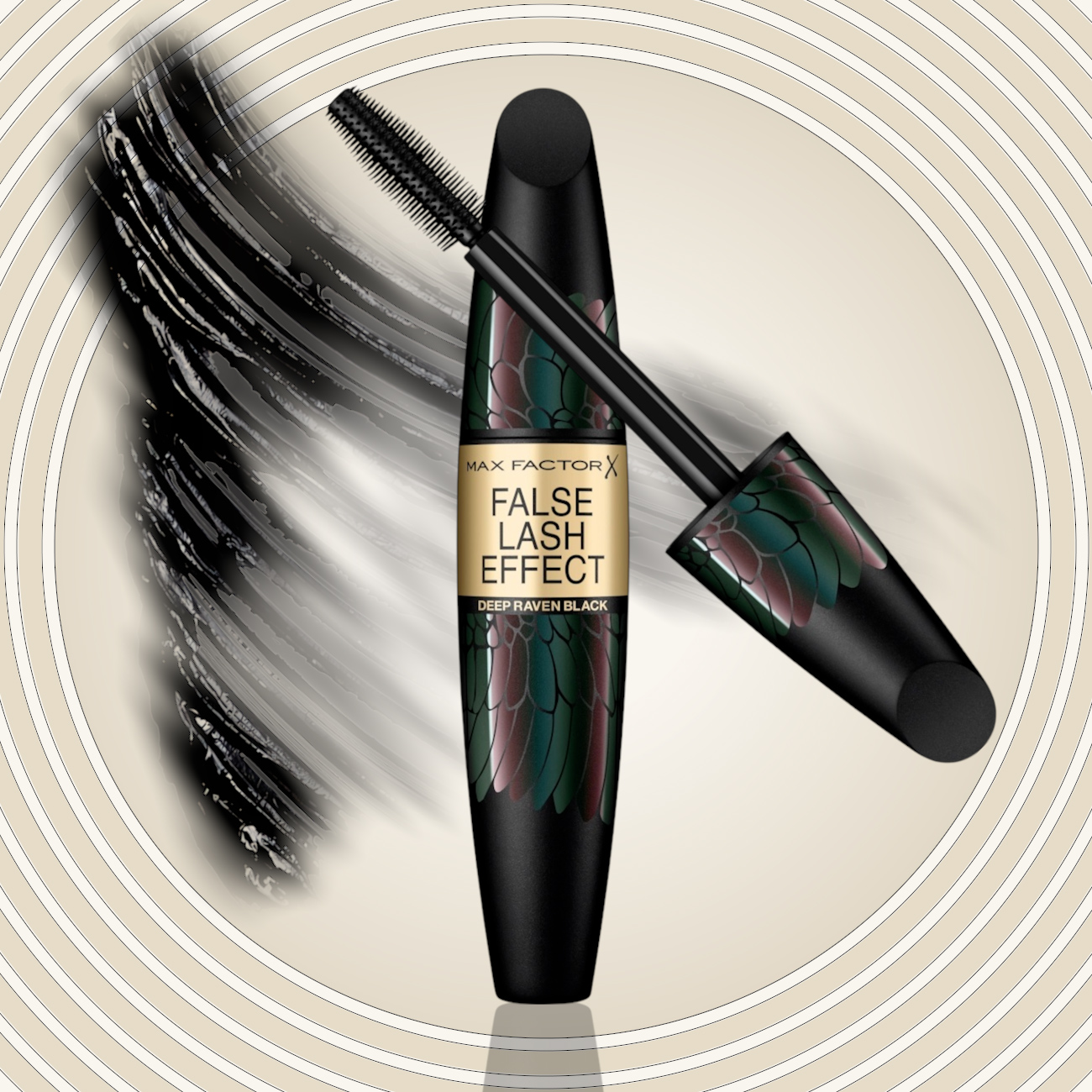 xroma maskara false lash effect deep raven black