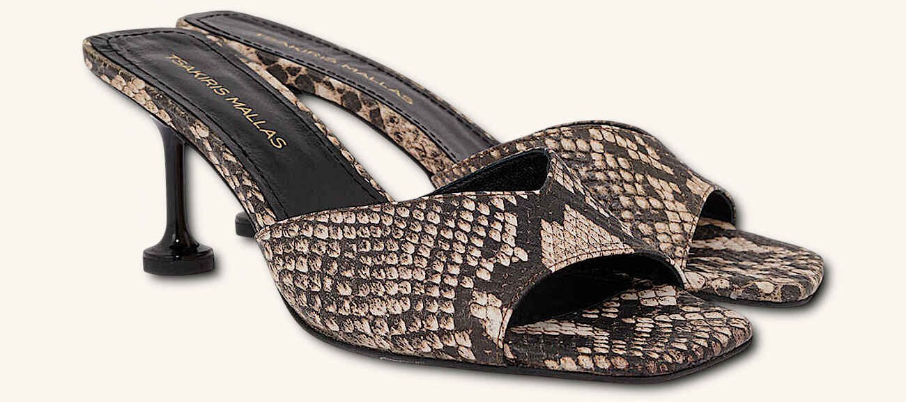 snakeskin παπούτσια