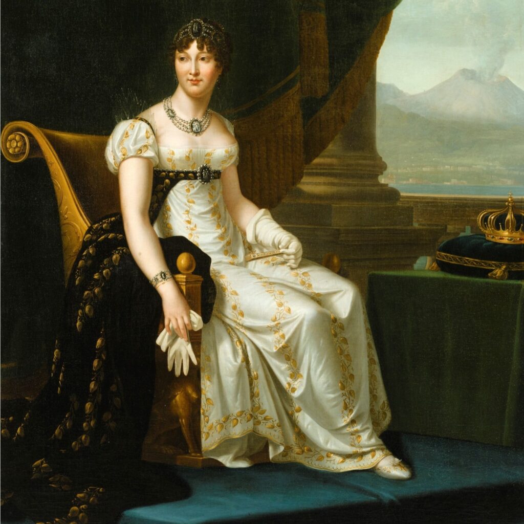 Carolina Bonaparte ritratta da François Gérard nel 1811