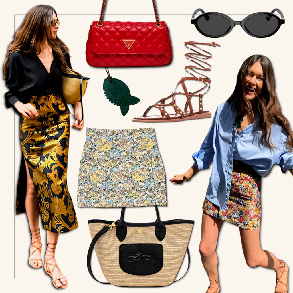 Get the look: Φορέστε μπροκάρ φούστα και το καλοκαίρι