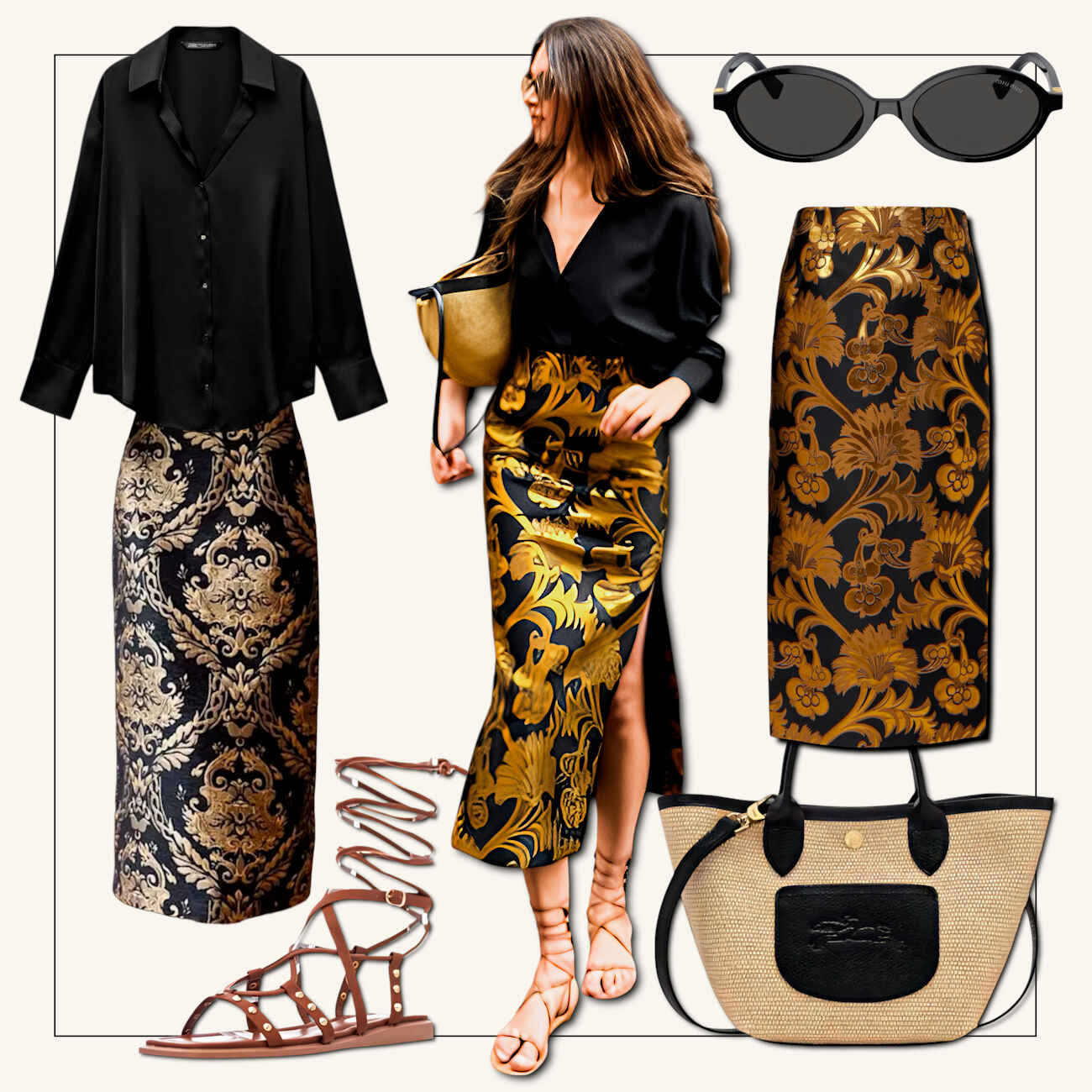 You’ve said “I do.” You’ve danced barefoot. Now it’s Sunday morning, and all you want is sunlight, a slow playlist, and something effortlessly chic. This is the look for your first day officially married:  – Relaxed tailoring or a crumpled linen set à la Loewe – Silk separates with barely-there sandals – Oversized sunglasses, slicked-back bun, gold hoops – No makeup, just skin and sleep – A table set for six with Negronis and toast dripping in olive oil You didn’t overthink it but somehow it’s your favourite look of all.