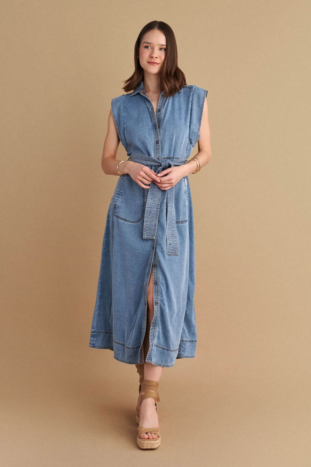 LETIZIA DENIM DRESS