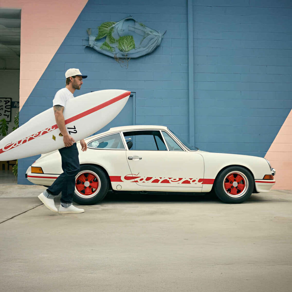Porsche x Almond Surfboards: Η ιστορική Carrera 911 γίνεται σανίδα surf