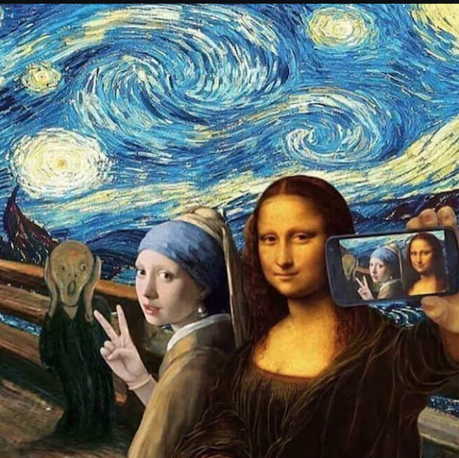 Selfies art