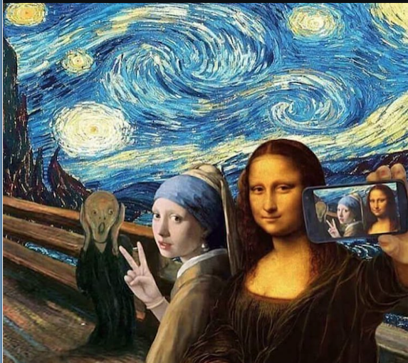 Όταν η Mona Lisa βγάζει selfies