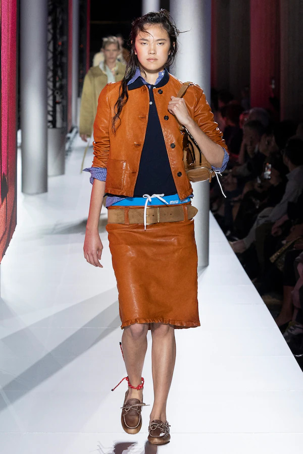 boat shoes miu miu