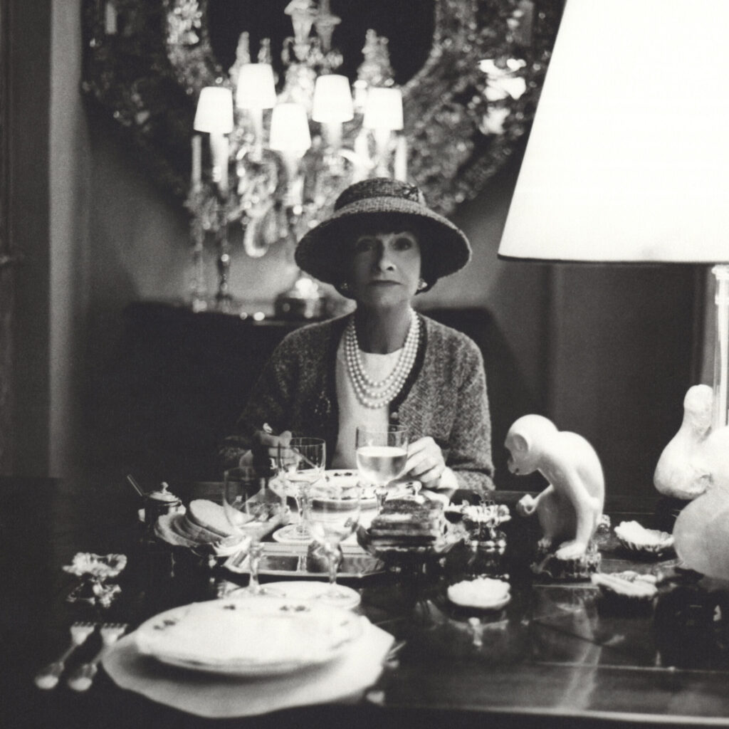 Fashion Designer Coco Chanel, 1963
