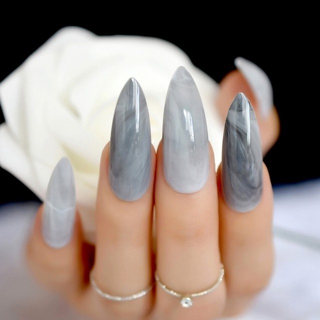 black marble nails ray wigs