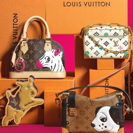 Το μονόγραμμα του Louis Vuitton στο προσκήνιο