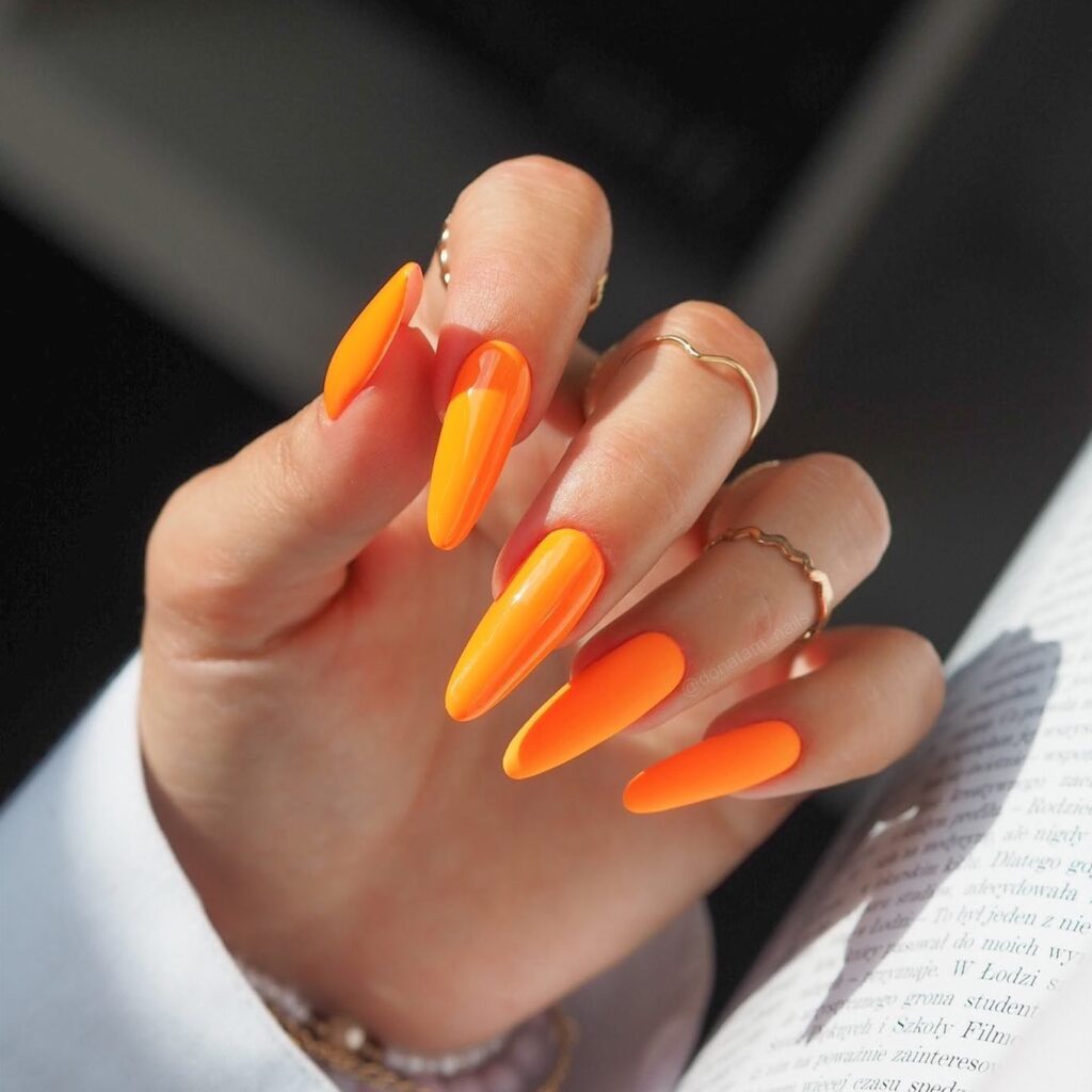 orange nails 3