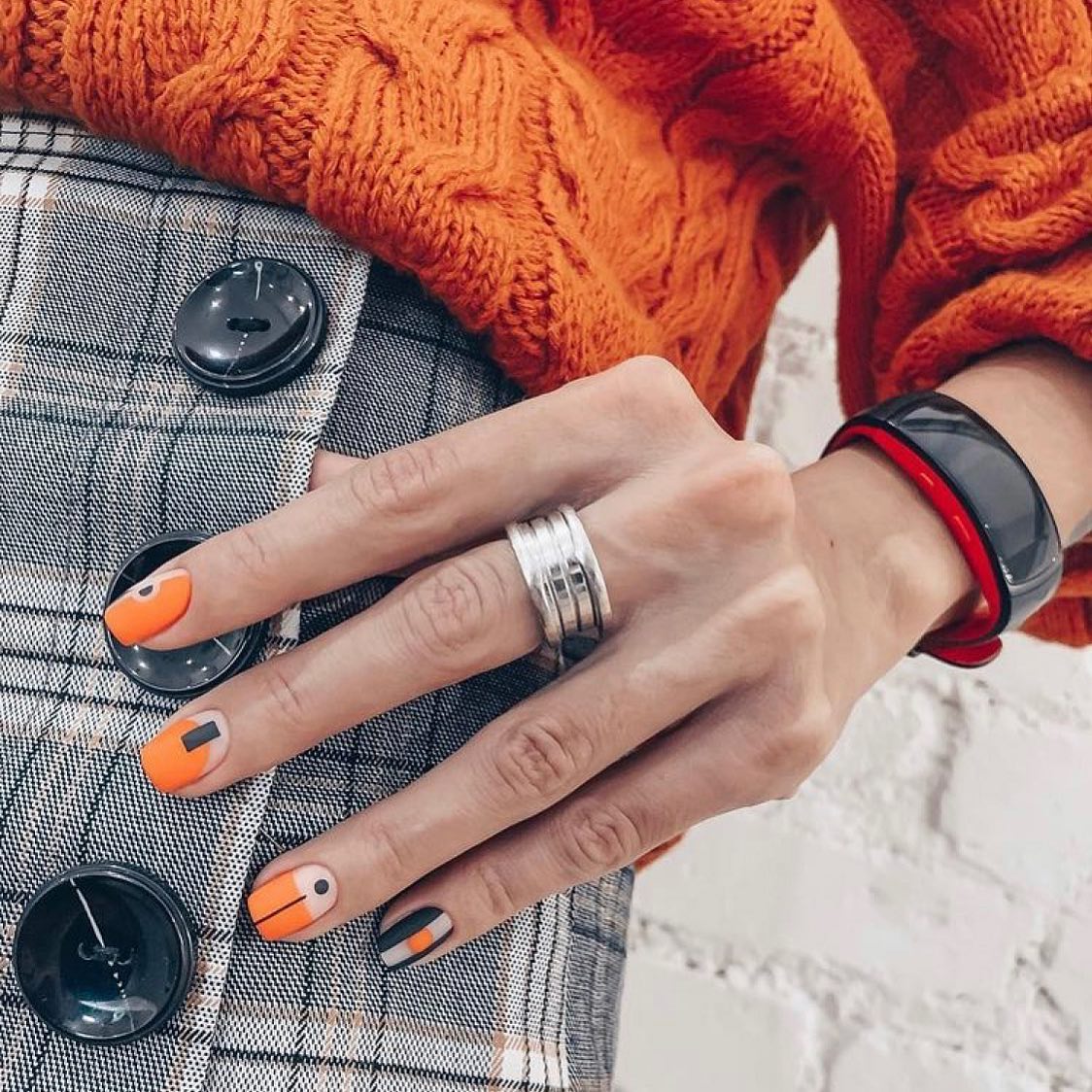 orange nails nails bible