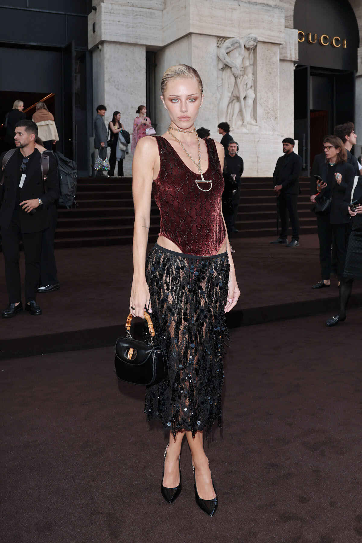 Delilah Belle Hamlin attends the Gucci Spring Summer 2026 