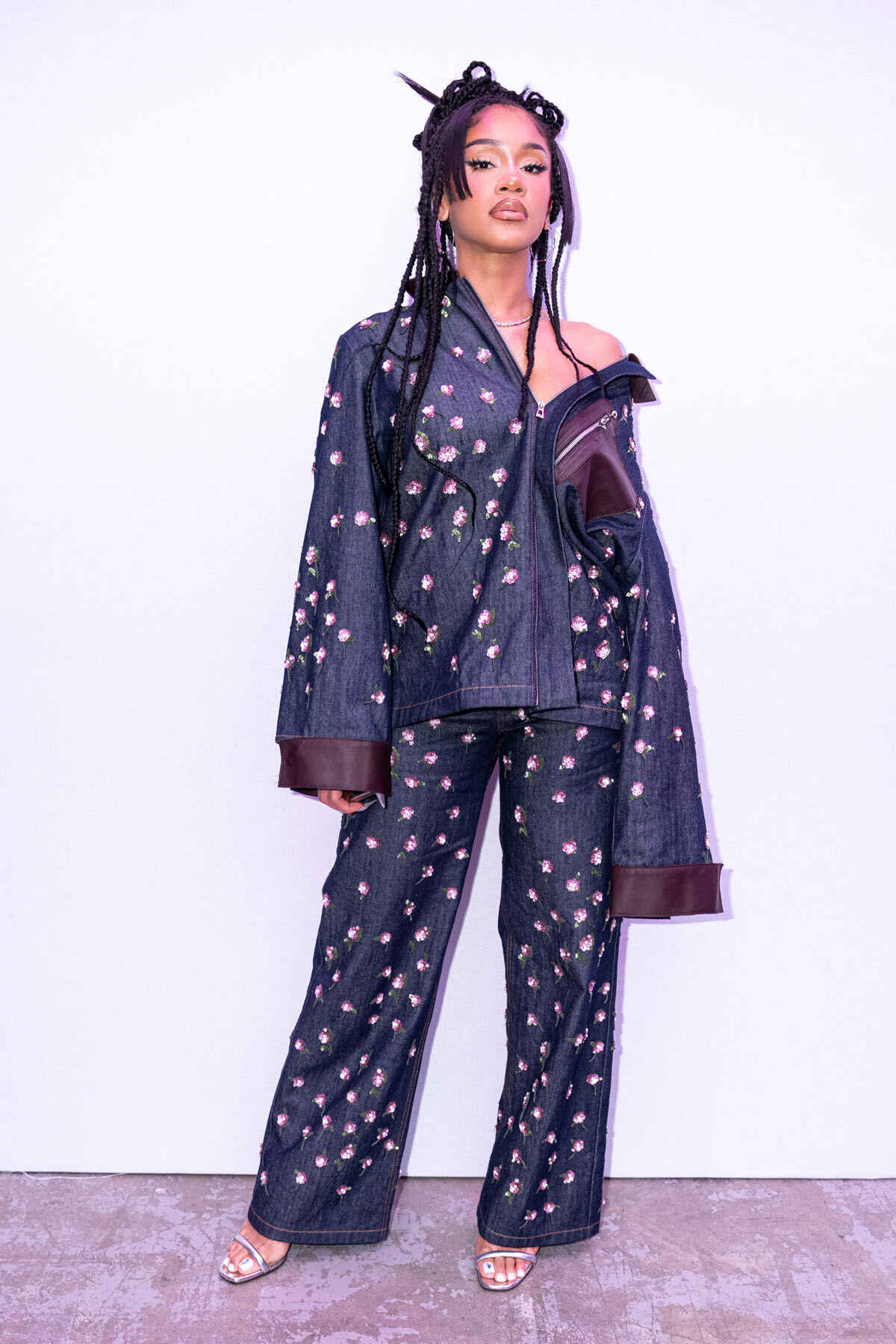 Saweetie attends the Dhruv Kapoor fashion show Milan 