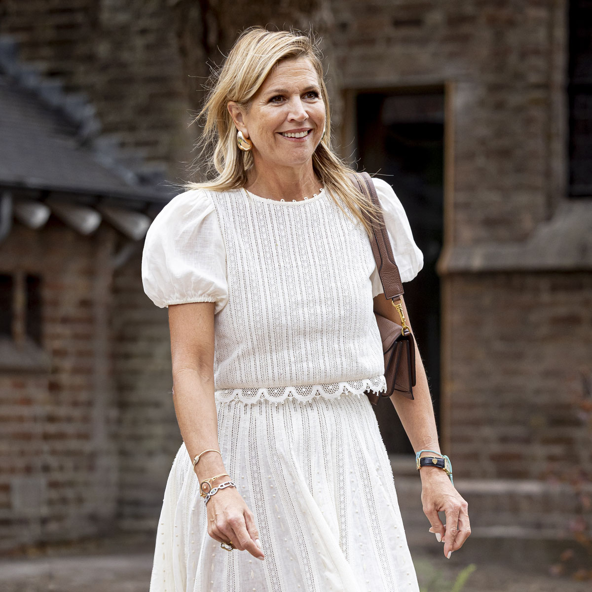 Queen Maxima Of The Netherlands Visits Kloosterwartier In Veghel