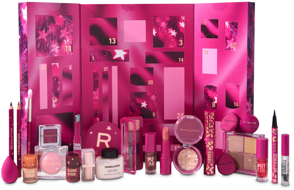 beauty advent calendar makeup revolution