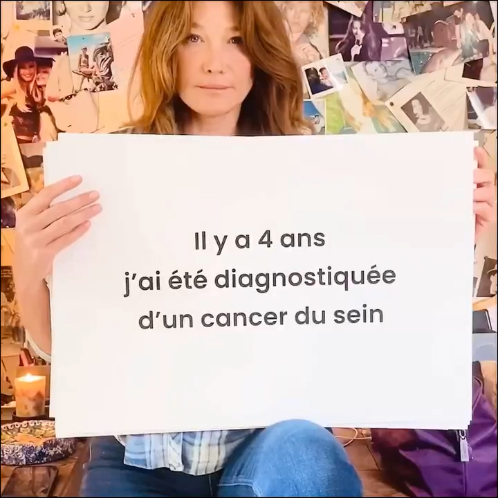 Ο ροζ Οκτώβρης της Carla Bruni