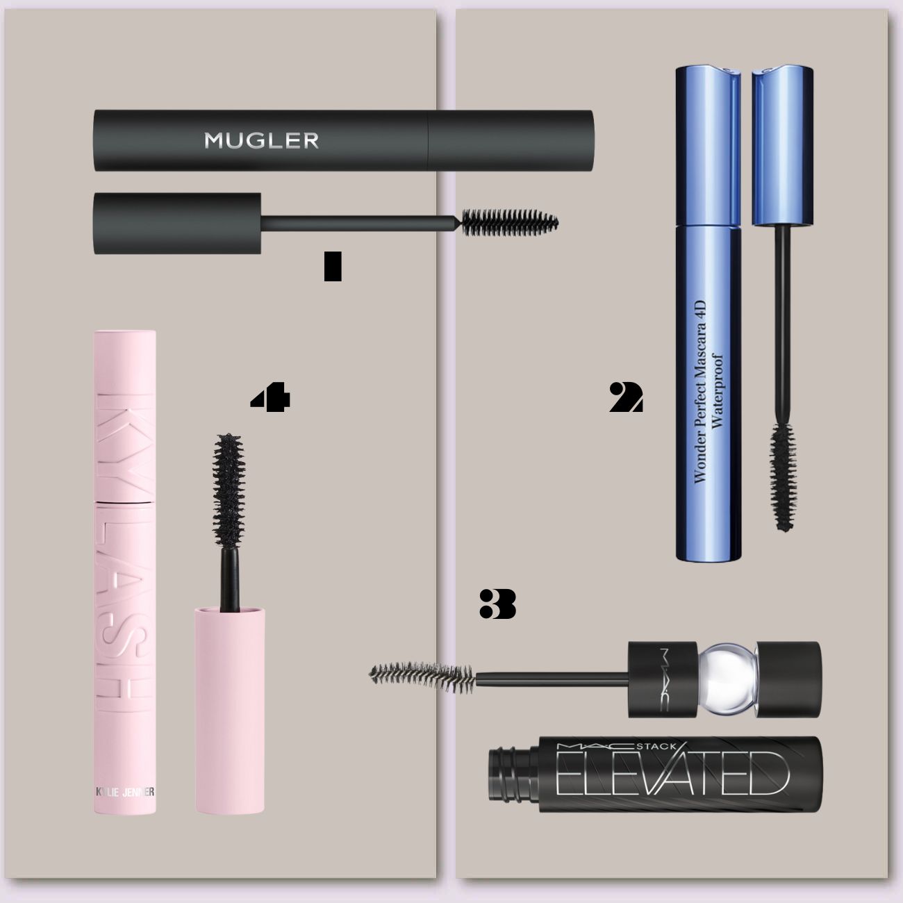 mavro mascara kylie cosmetics loreal paris mugler clarins mac