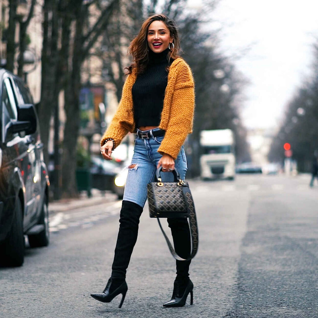 Over the knee boots: Πως να φορέσετε τις μπότες πάνω από το γόνατο