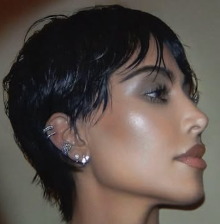 pixie cut kim kardashian 2