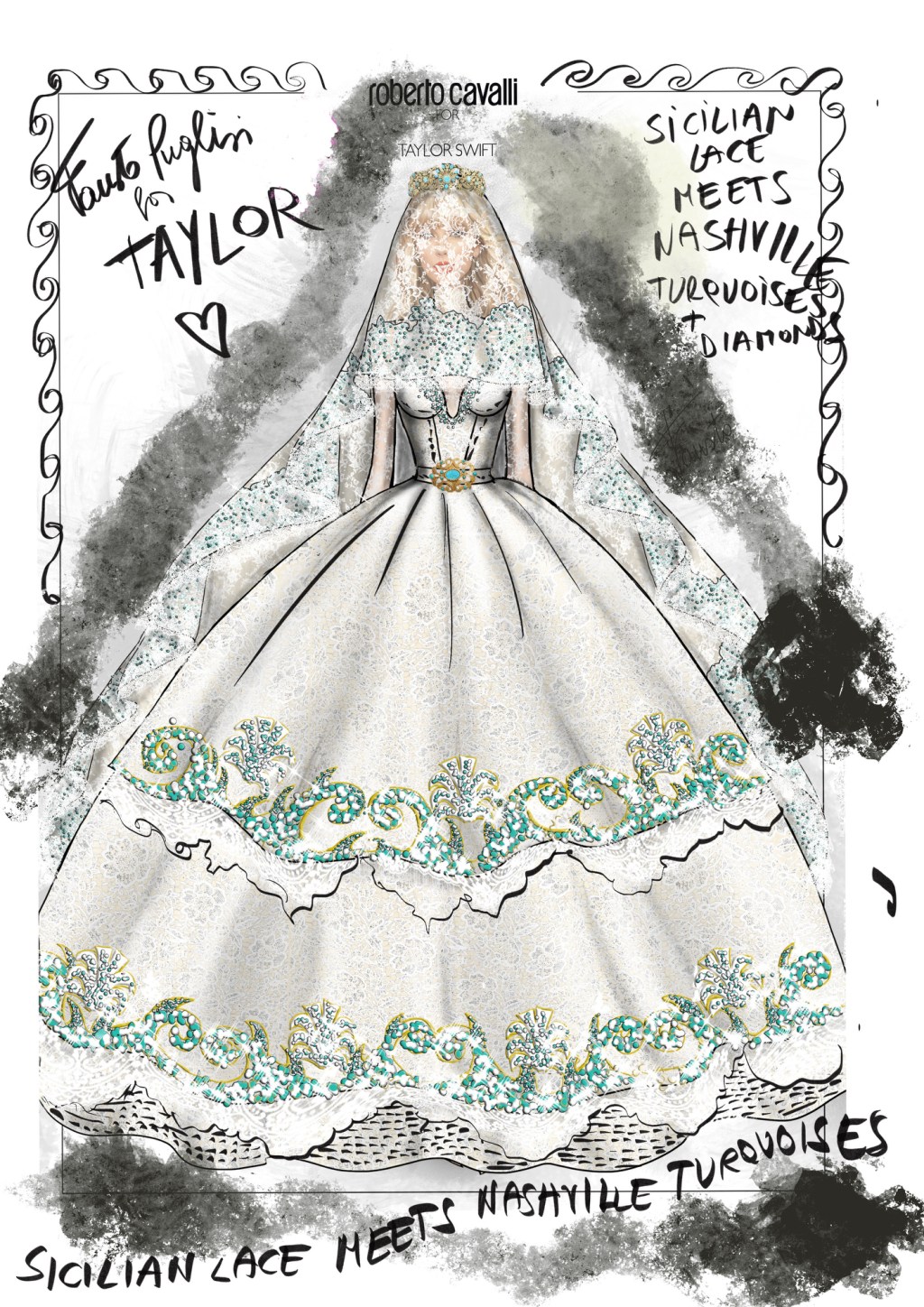 ΤΟ ΝΥΦΙΚΟ ΠΟΥ ΠΡΟΤΕΙΝΕΙ Ο ΟΙΚΟΣ CAVALLI ΓΙΑ ΤΗΝ TAYLOR SWIFT