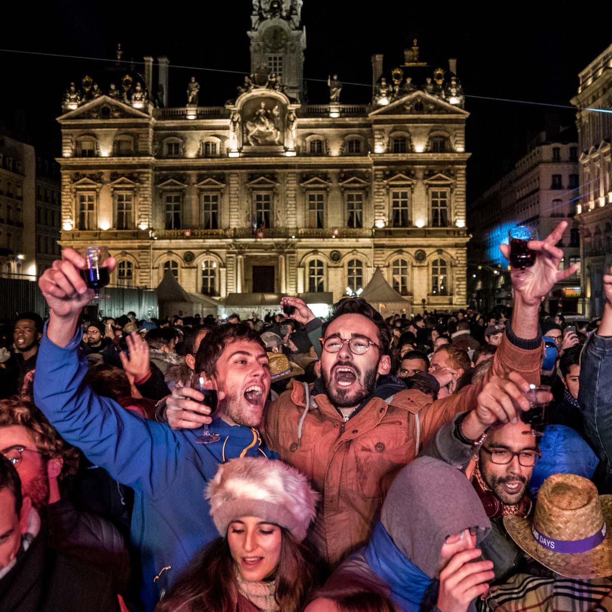 Ceremony of the 'Beaujolais Nouveau' in Lyon