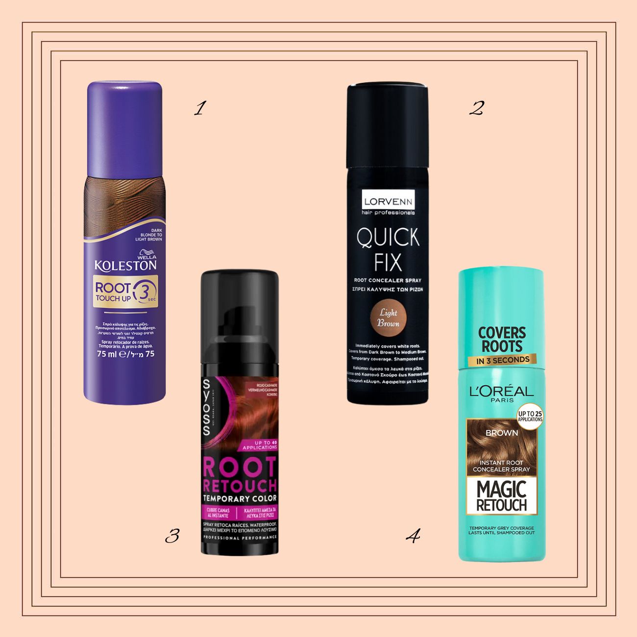 Root touch up syoss koleston lorvenn loreal paris