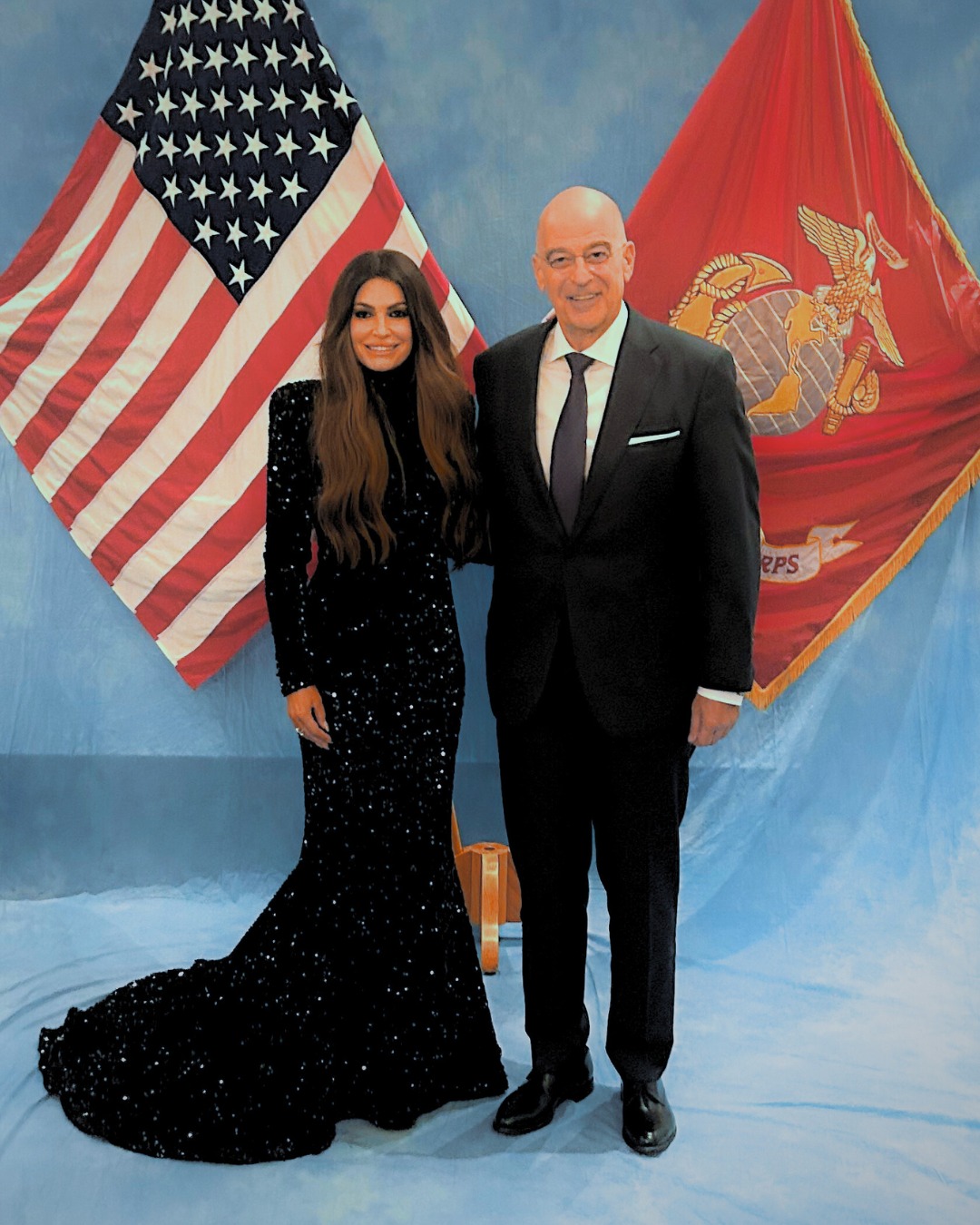 Kimbelry Guilfoyle, Νίκος Δένδιας