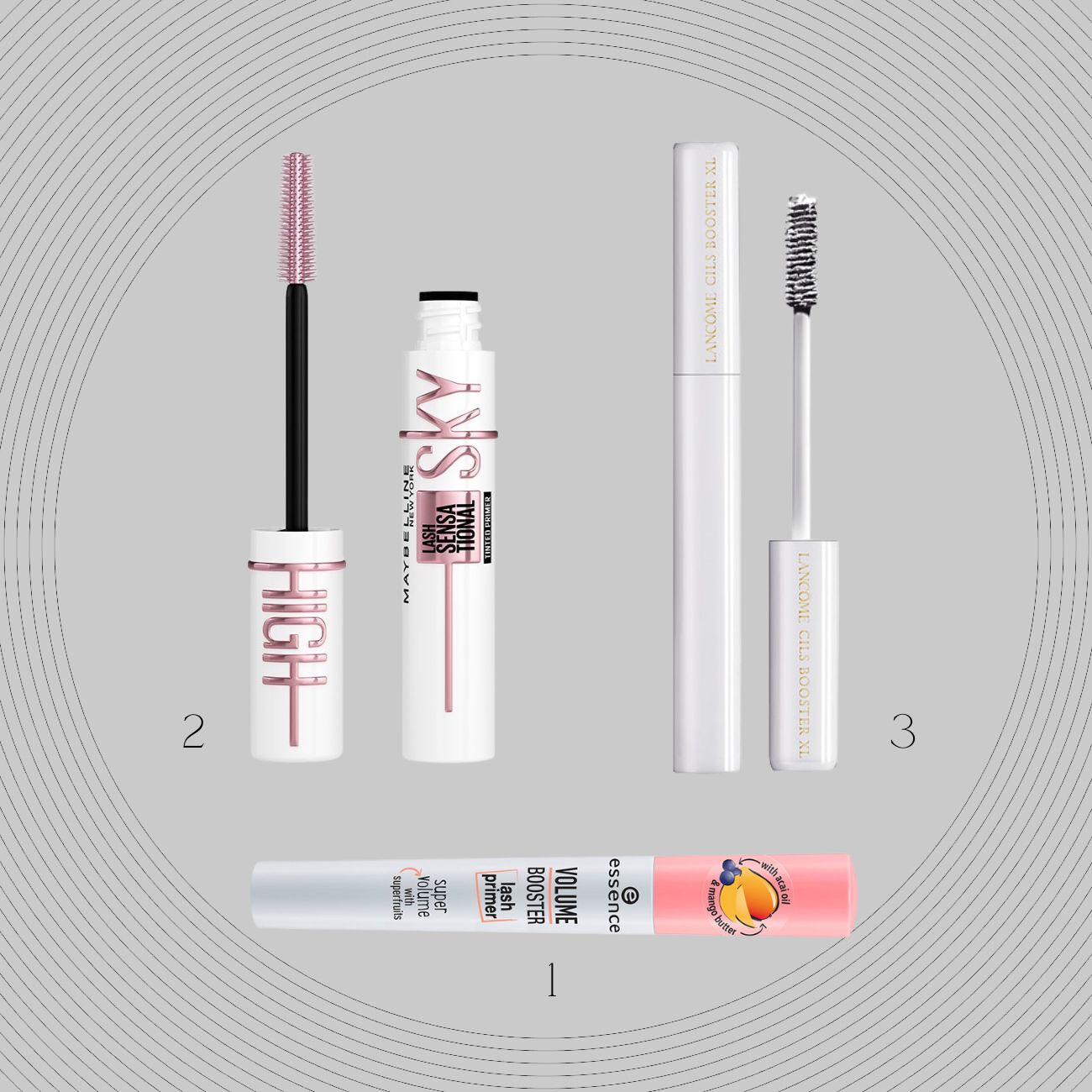 lash primer maybelline lancome essence