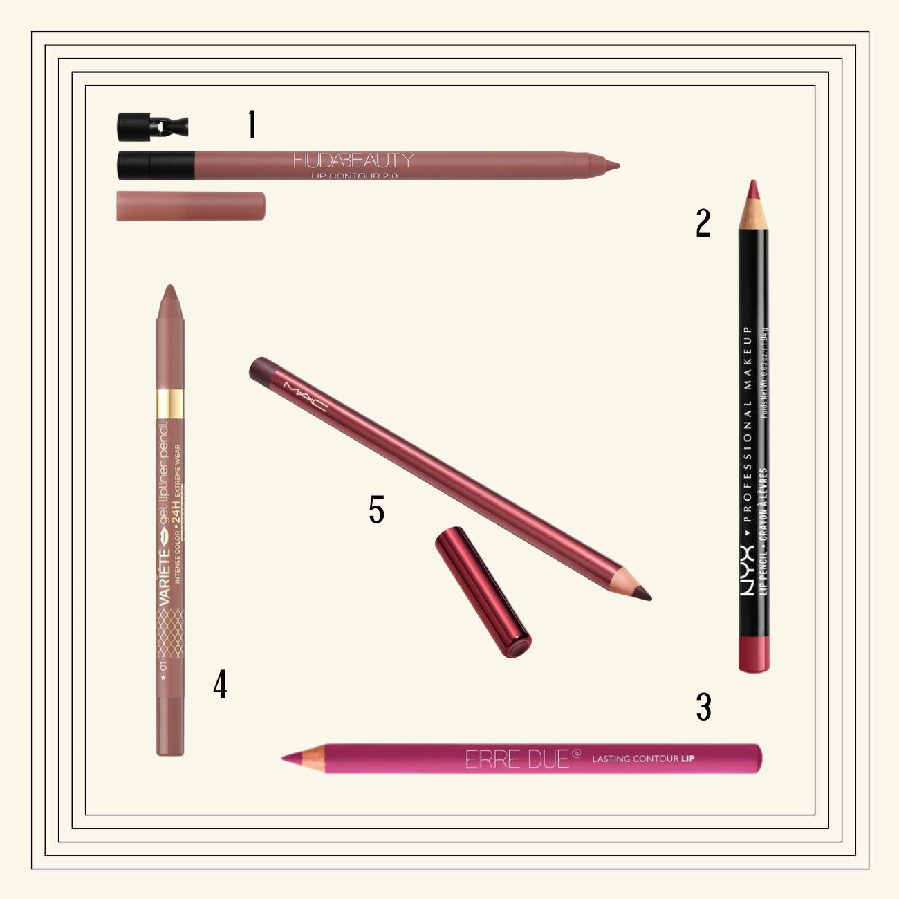 molyvi xeilion huda beauty nyx evelyne mac erre due