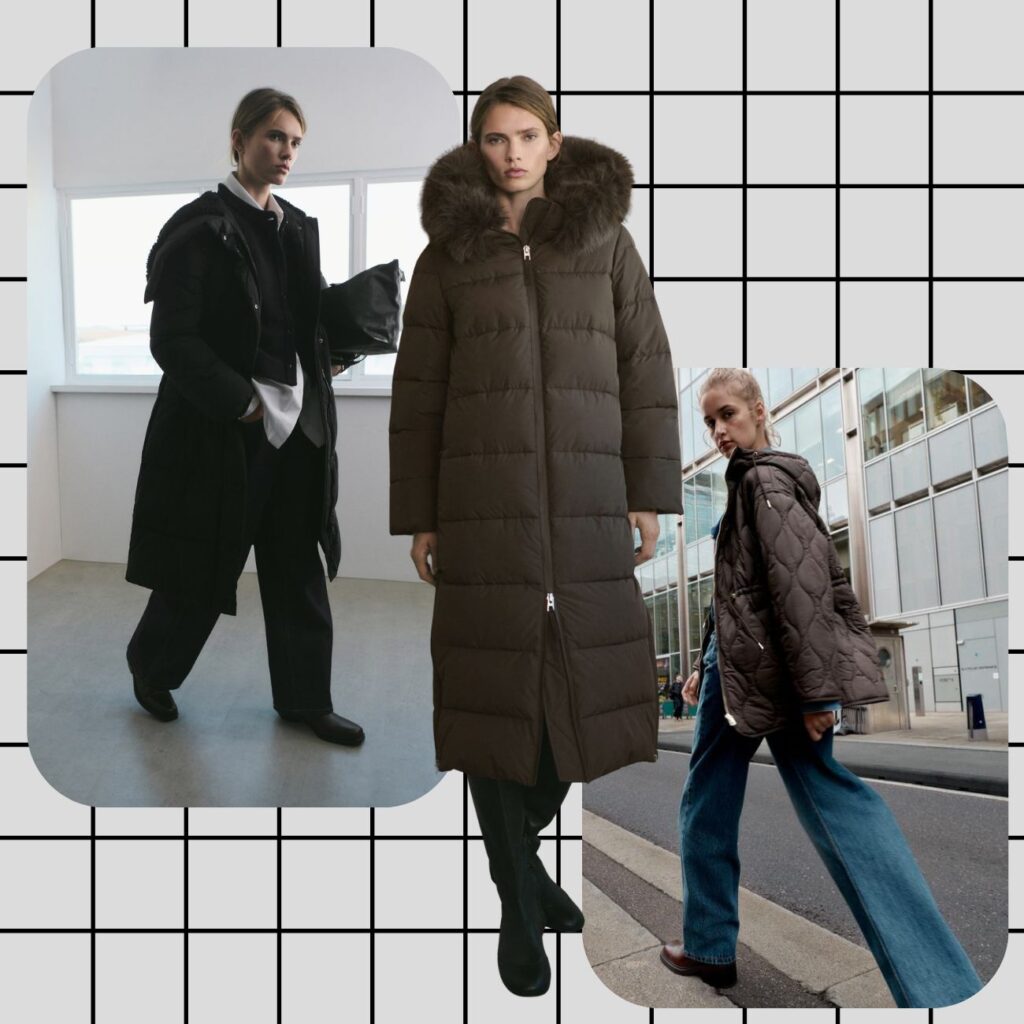 Οι κορυφαίες επιλογές σε puffer coats από Zara, H&M και Mango