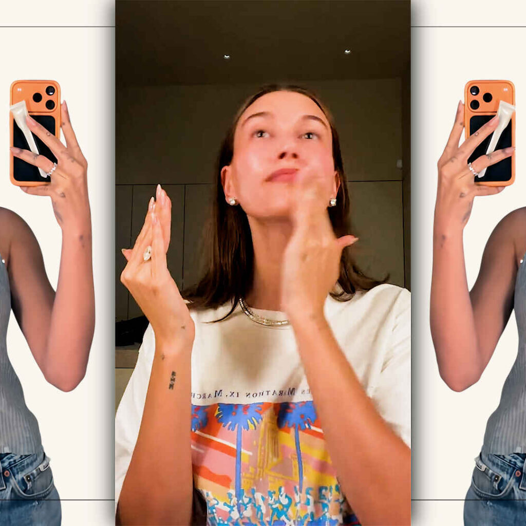 Το birthday makeup look της Hailey Bieber