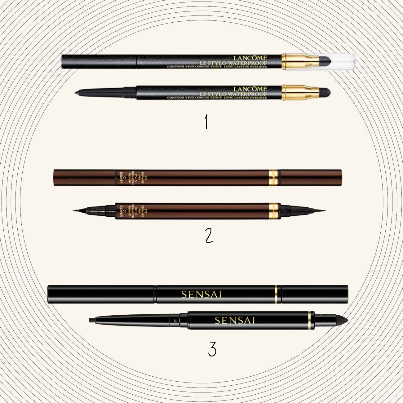 eyeliner look lancome tom ford sensai