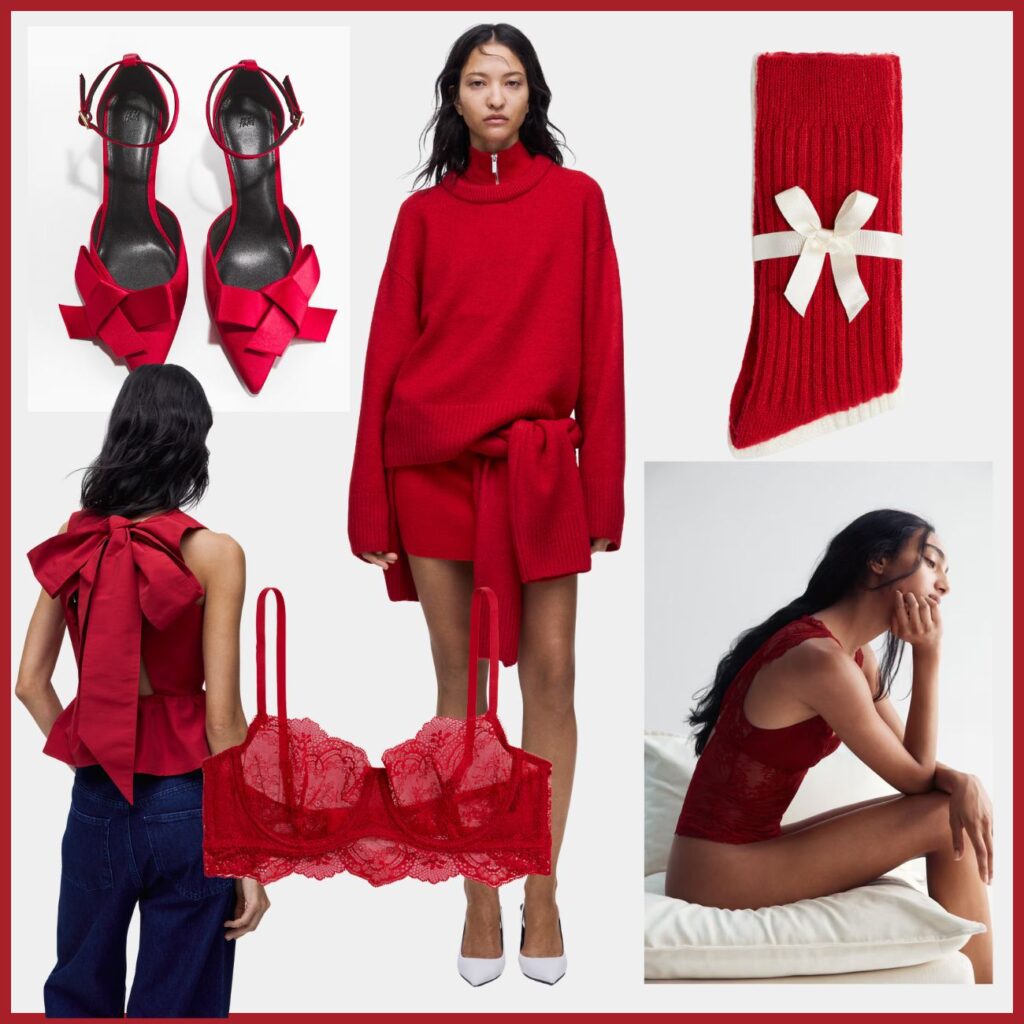 Festive κόκκινο: Από εσώρουχα μέχρι παλτό αυτά είναι τα hero pieces να αγοράσετε από το Η&Μ