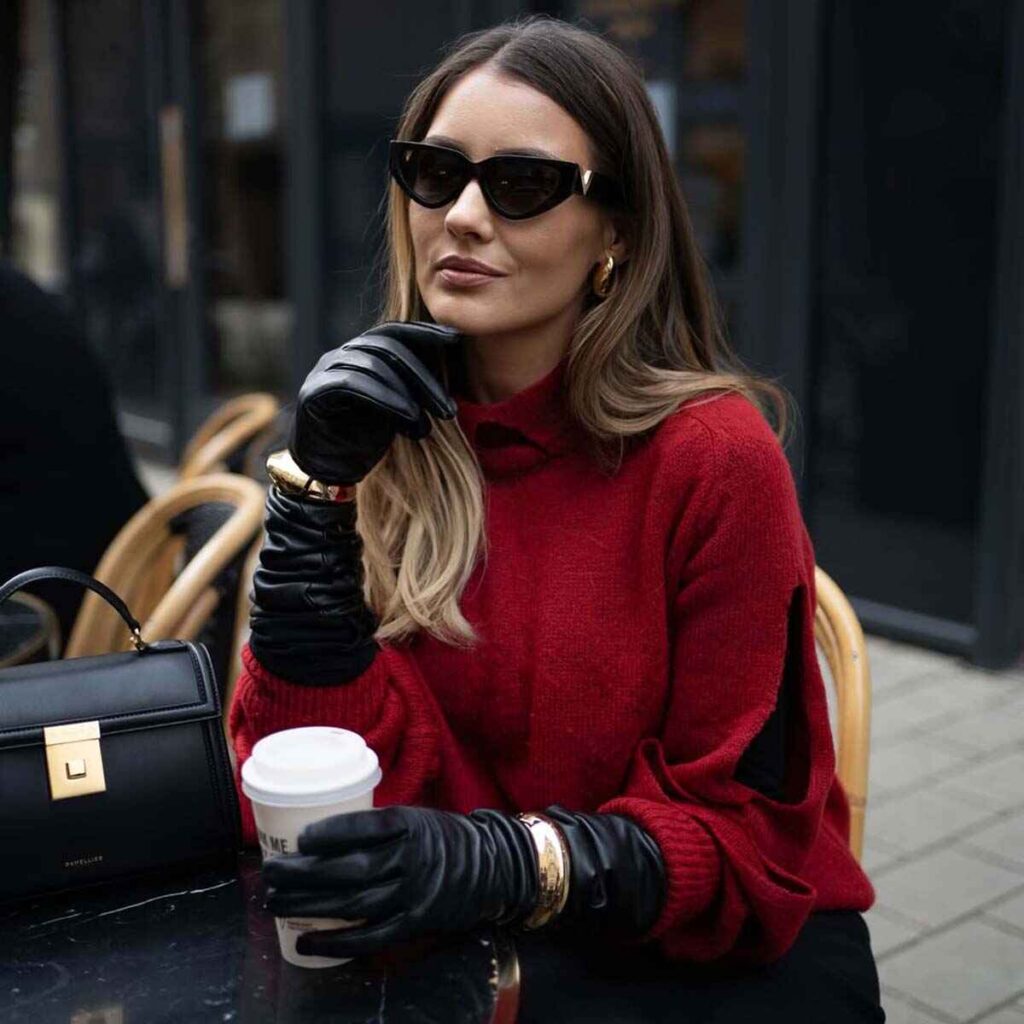 Μακριά γάντια: Ρουά-ματ στο στιλ