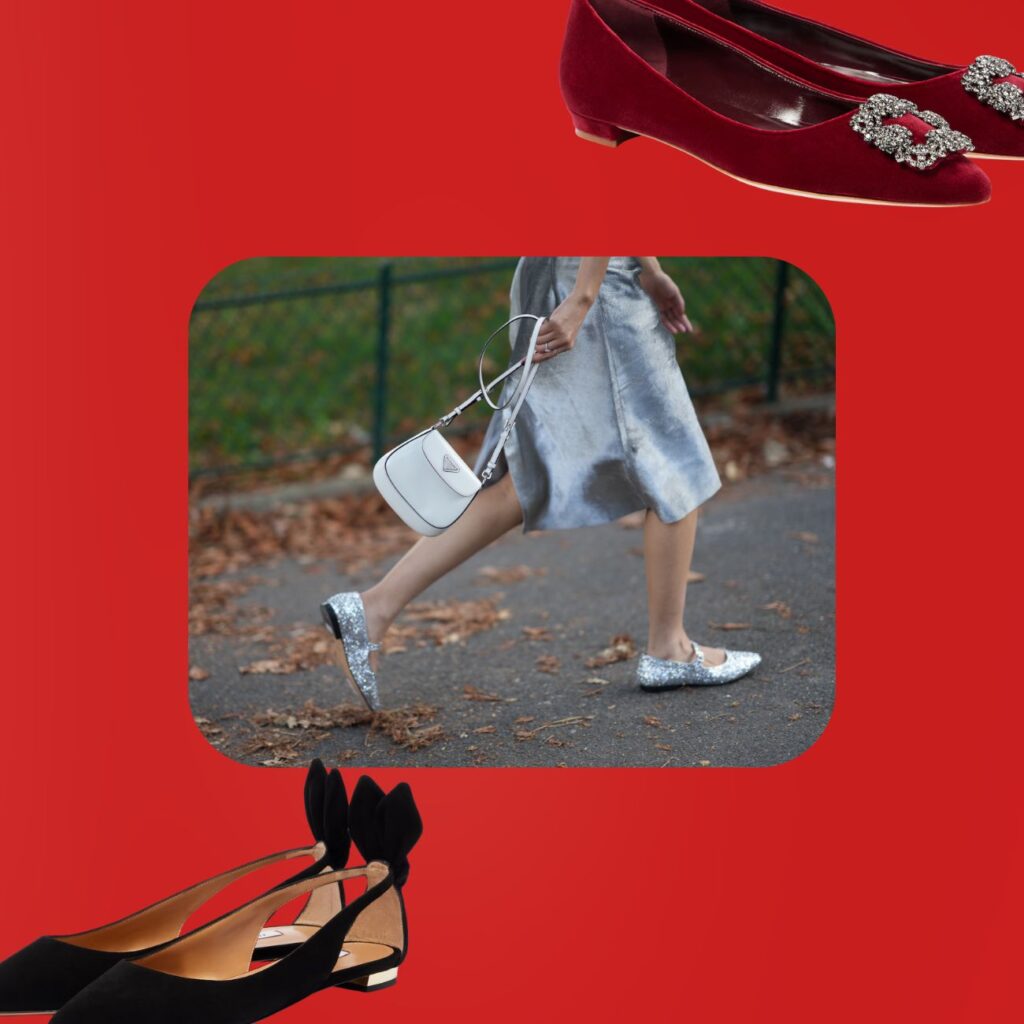 Τα παπούτσια σας μπορούν να είναι flat, οι γιορτινές εμφανίσεις σας όχι