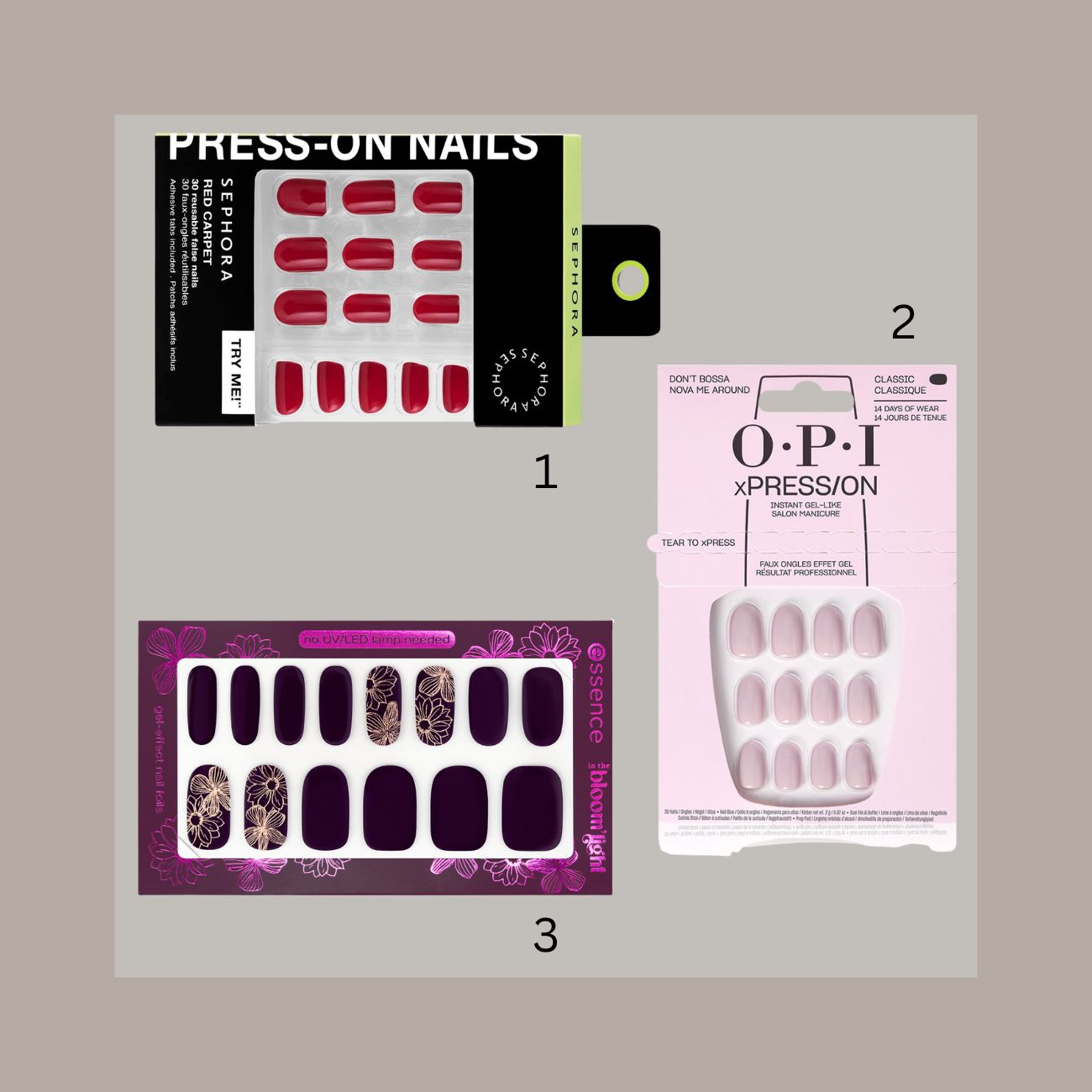 press on nails opi essence sephora