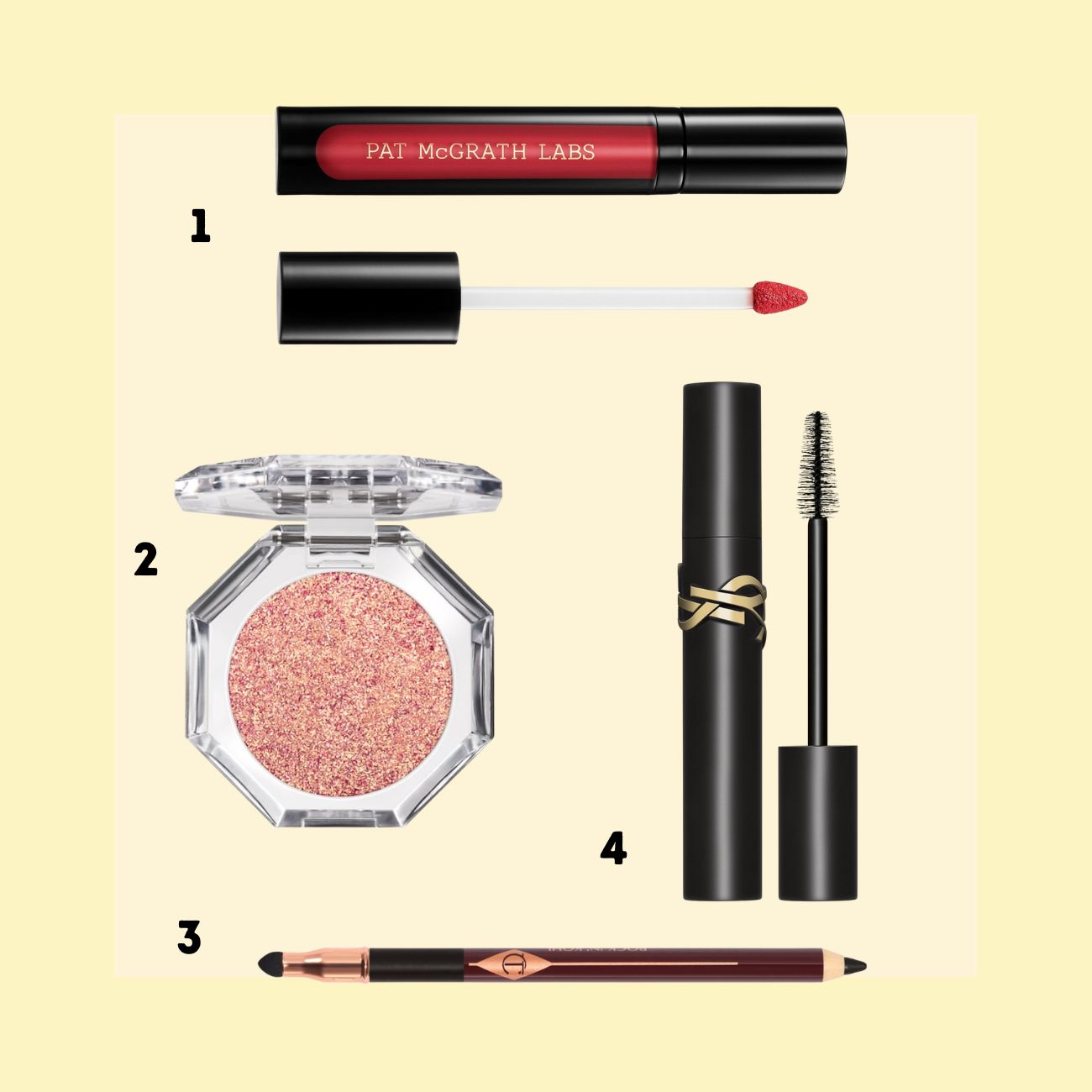 taylor swift pat mcgrath labs too faced ysl charlotte tilbury