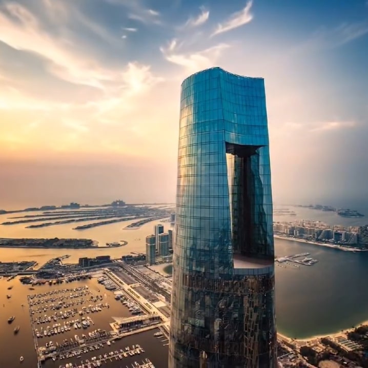 Αγγίξτε τα σύννεφα: Άνοιξε το ψηλότερο ξενοδοχείο του κόσμου