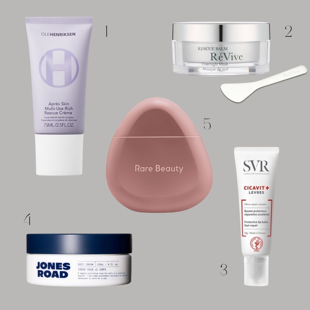 skincare sto kryo ole henriksen revive rare beauty svr jones road