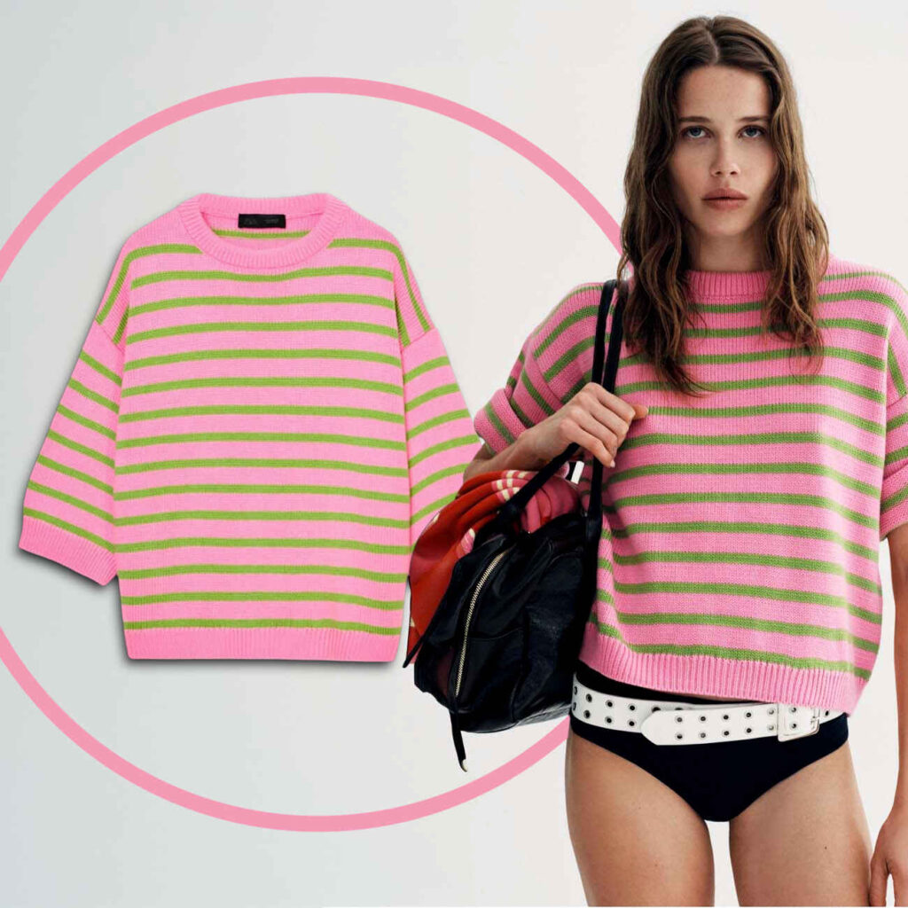 Ριγέ πουλόβερ: Αγοράστε το must της άνοιξης από το Zara