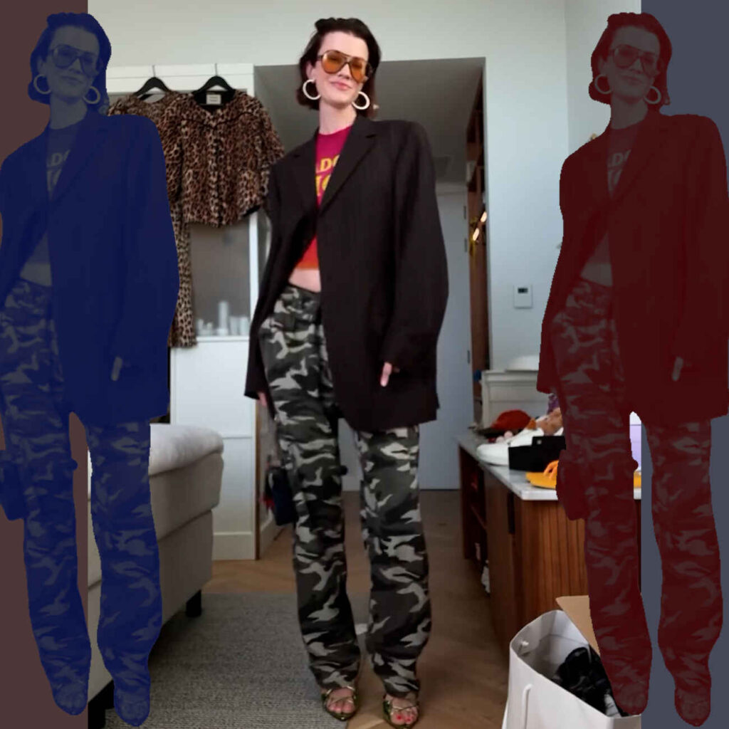 1 cargo παντελόνι και 4 τρόποι να το φορέσετε (ακόμη και βράδυ)