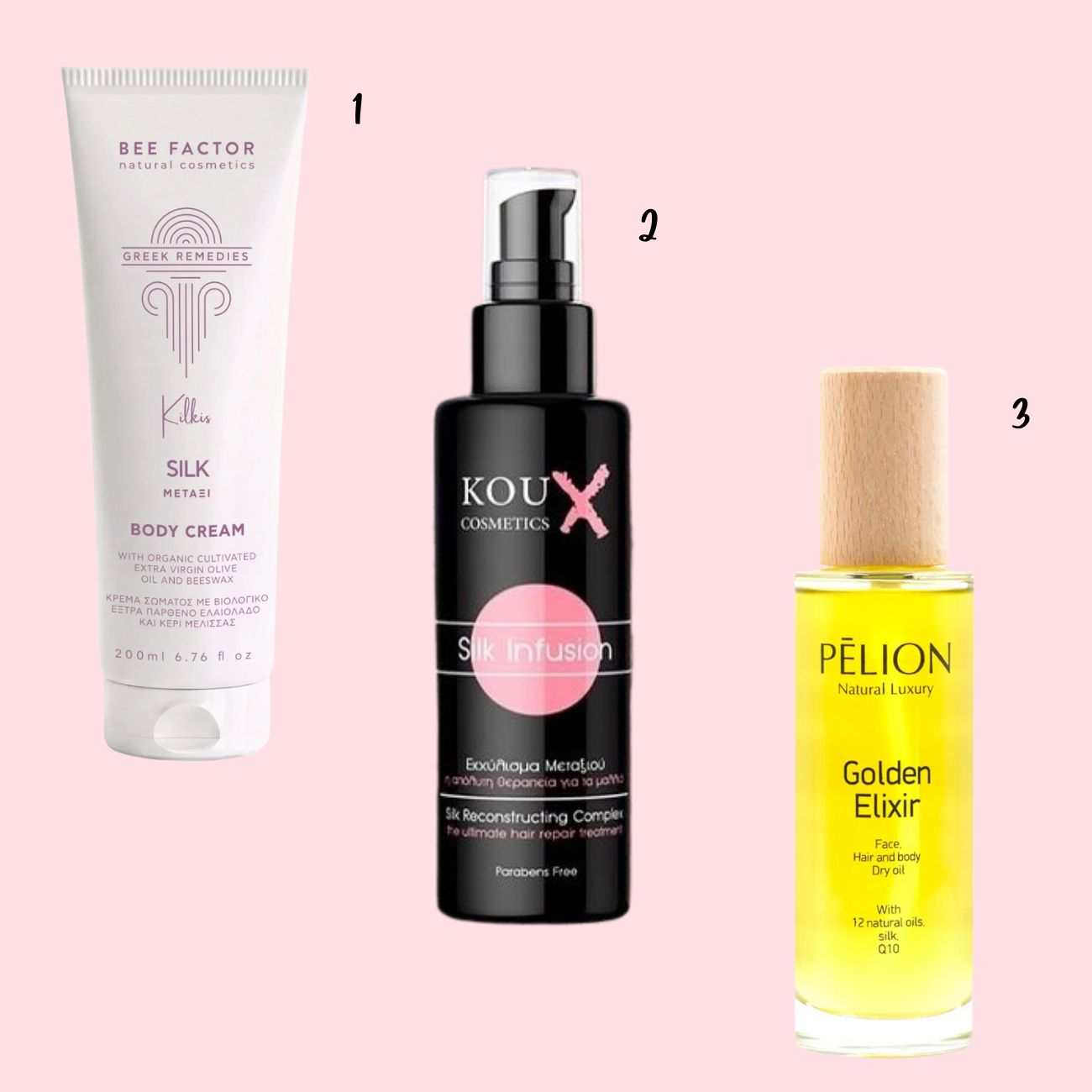 proionta omorfias me metaksi apo ellinika brands koux cosmetics bee factor p for pelion