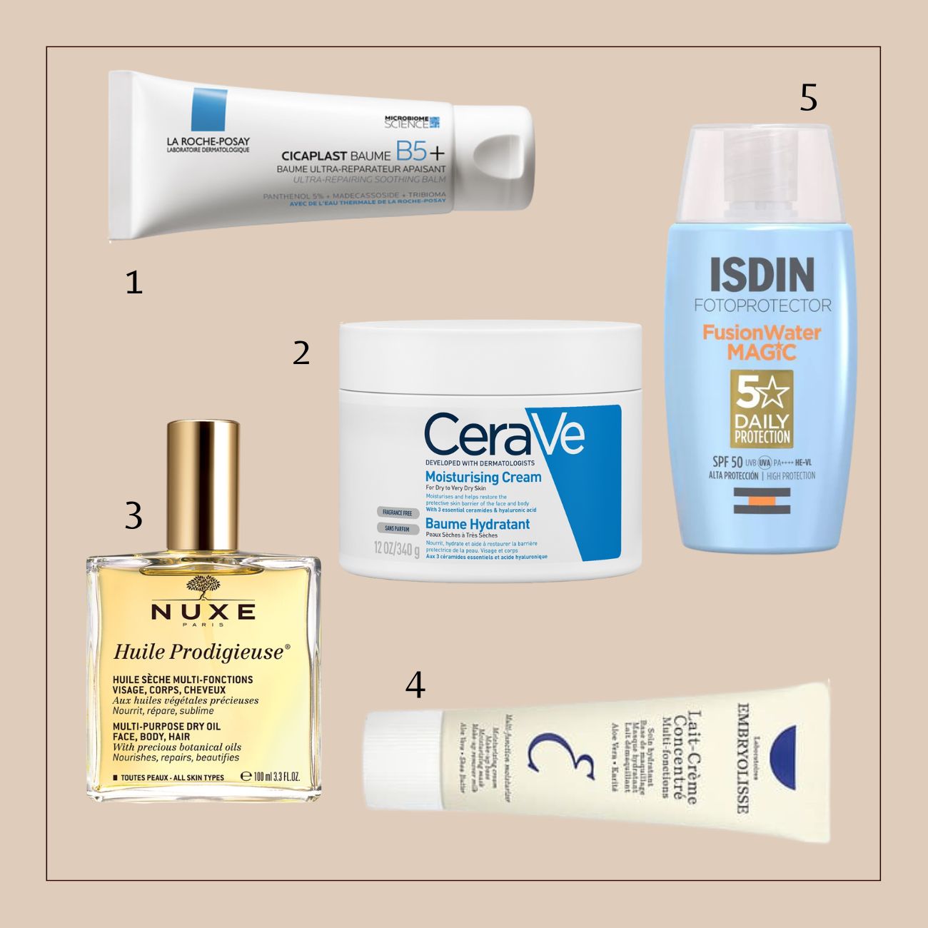 prosopo kai soma la roche posay cerave isdin nuxe embryolisse