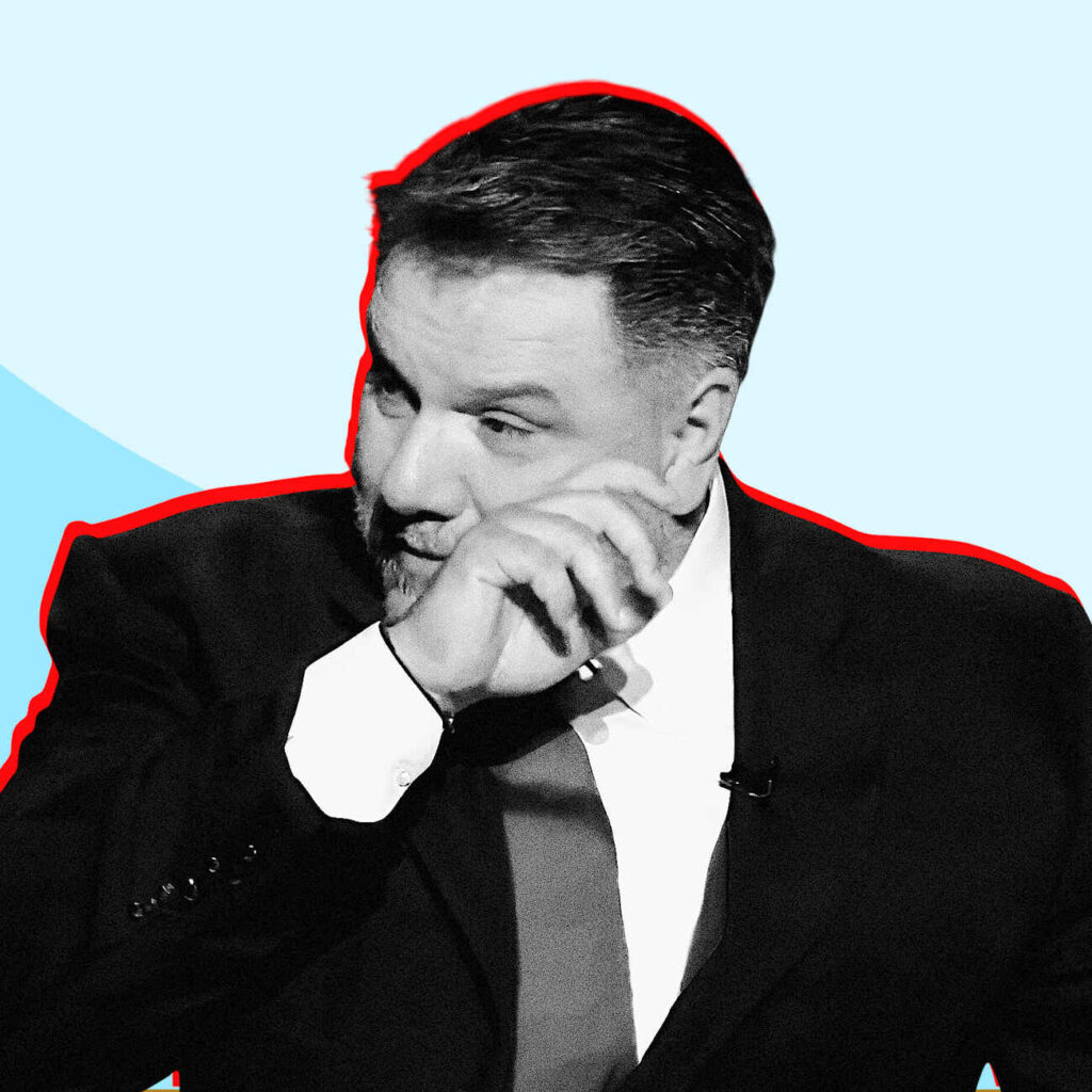 Όταν έκλαψε ο παρουσιαστής