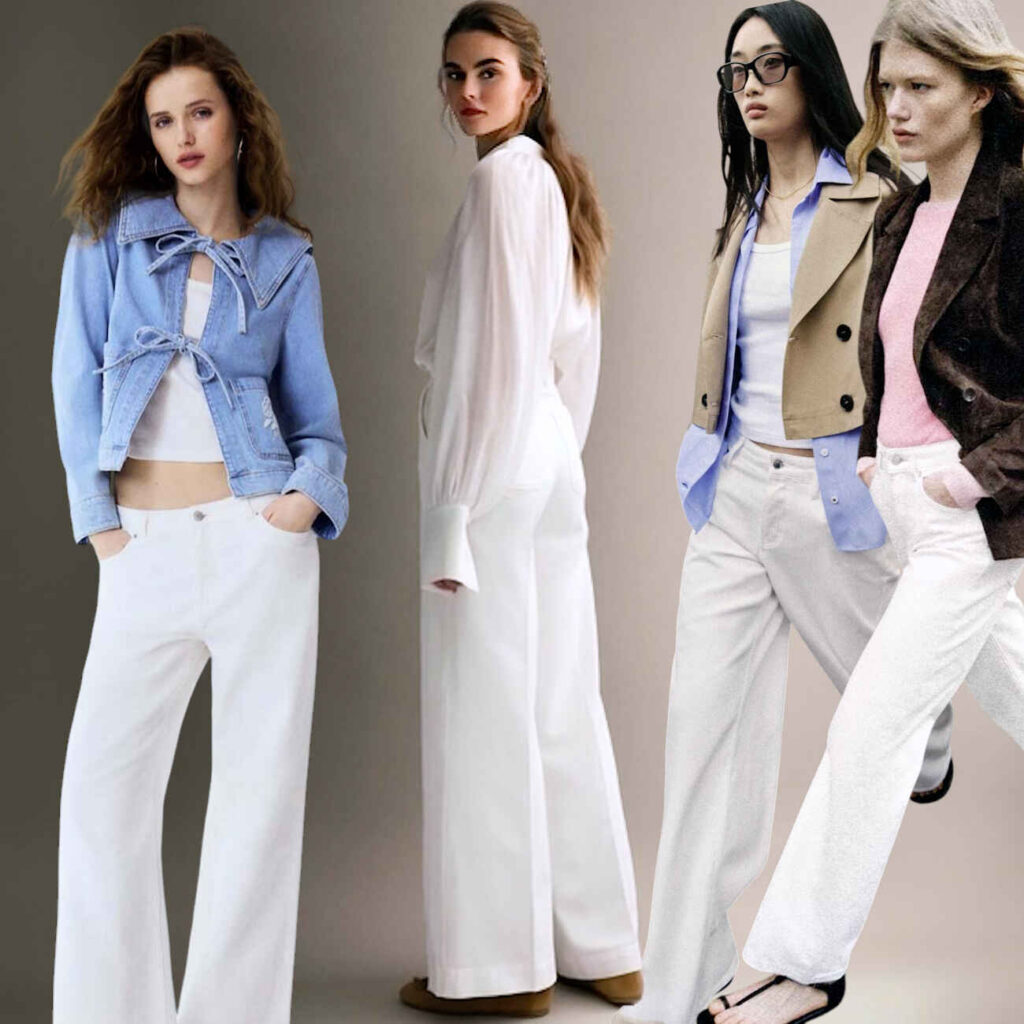 Λευκά jeans: Η άνοιξη σηματοδοτεί την μεγάλη επιστροφή τους