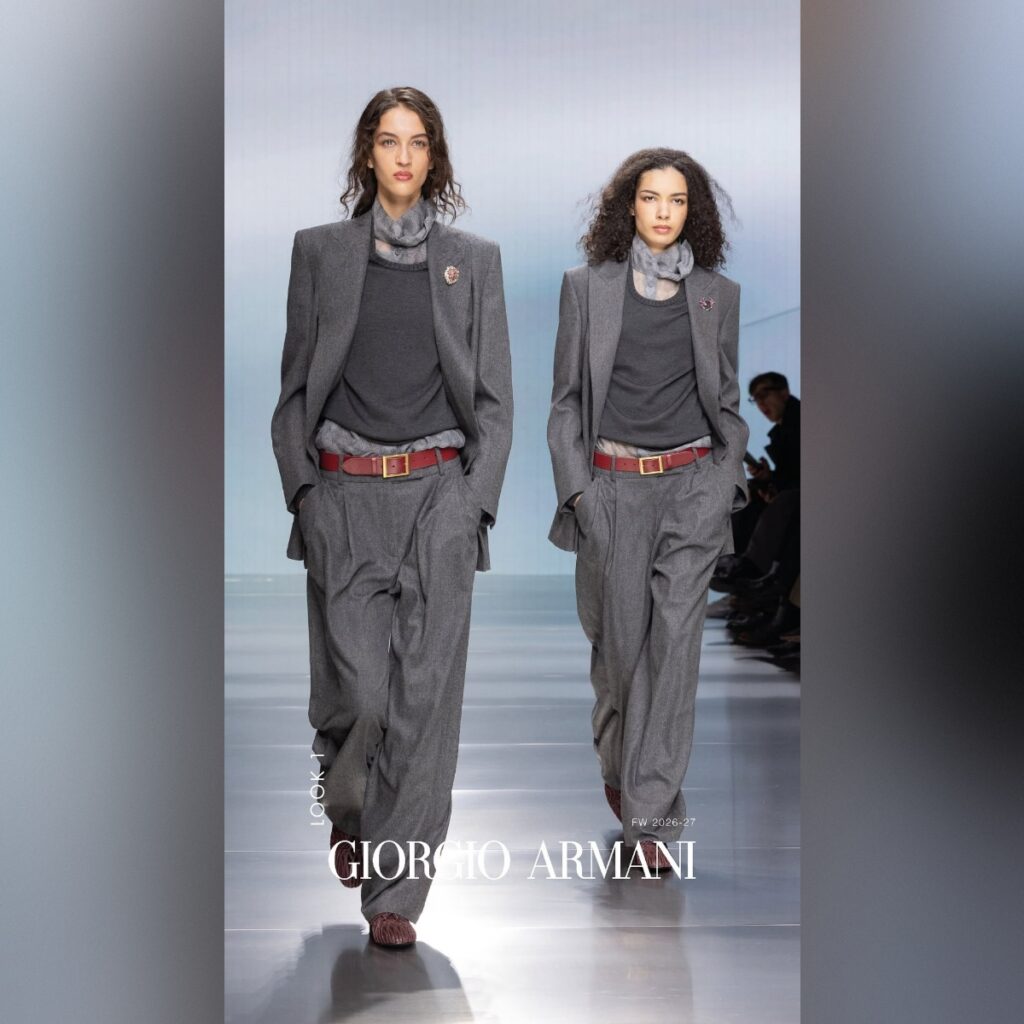 Εβδομάδα Μόδας Μιλάνου FW26: Η θηλυκότητα του Giorgio Armani δεν φορά φορέματα
