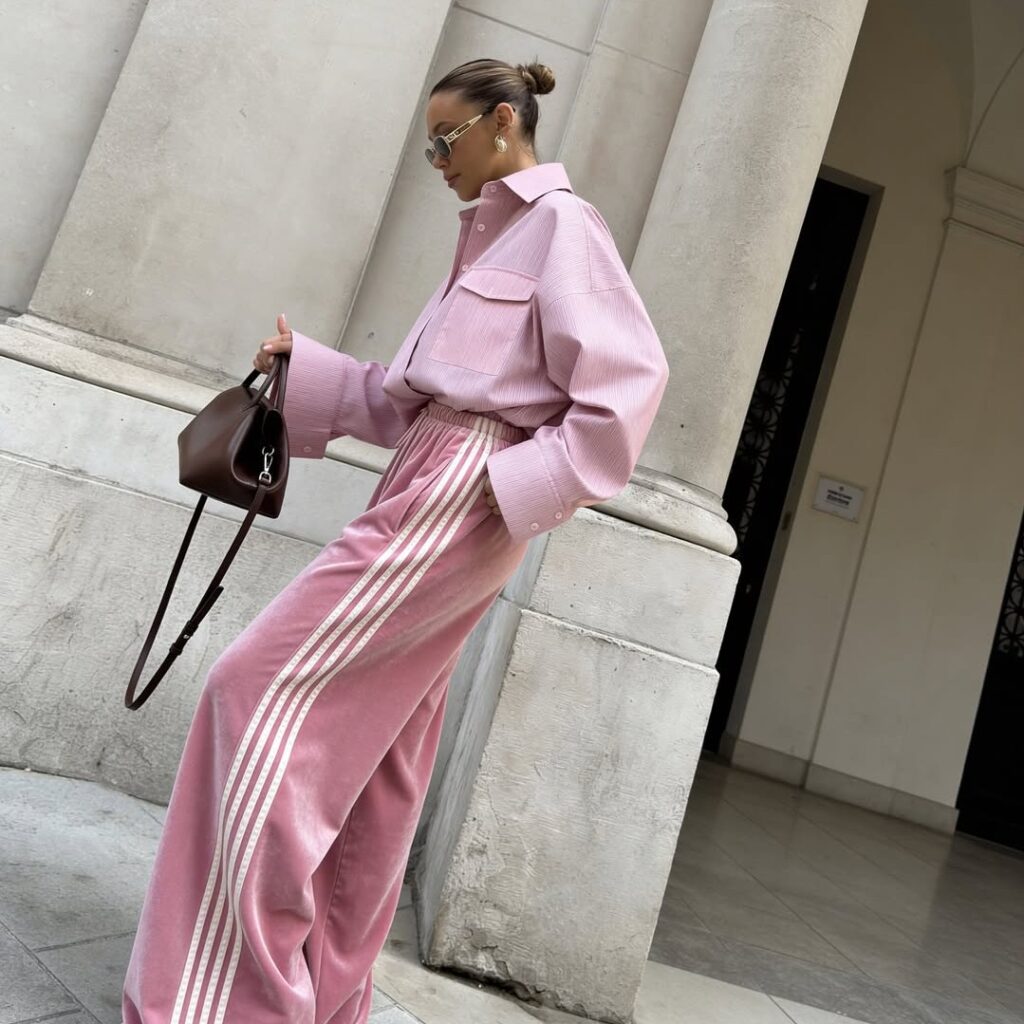 Οι influencers εξακολουθούν να φορούν φόρμες Adidas ακόμα και με γόβες